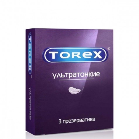 Презервативы Torex "Ультратонкие" - 3 шт.